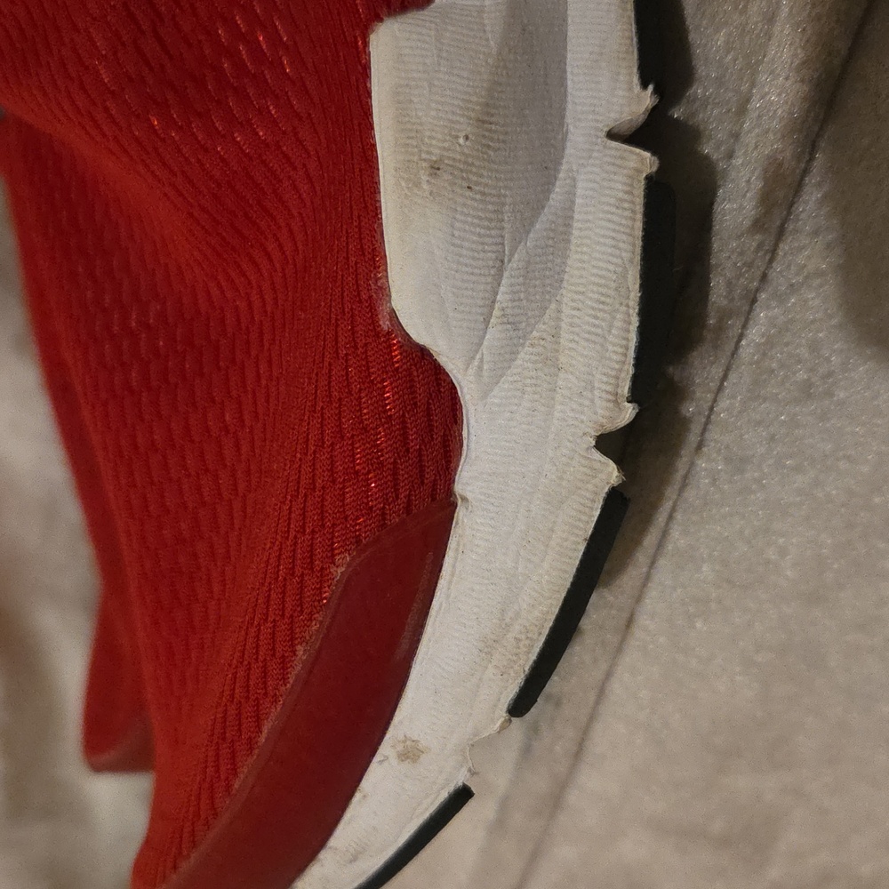 Nike Sock Dart Red and Black Slip-On Sneakers - Picture 7 of 12